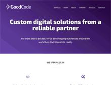 Tablet Screenshot of goodcode.io